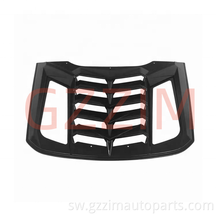 Sehemu za gari gari nyuma dirisha abs plastiki nyuma dirisha louver kwa Mustang